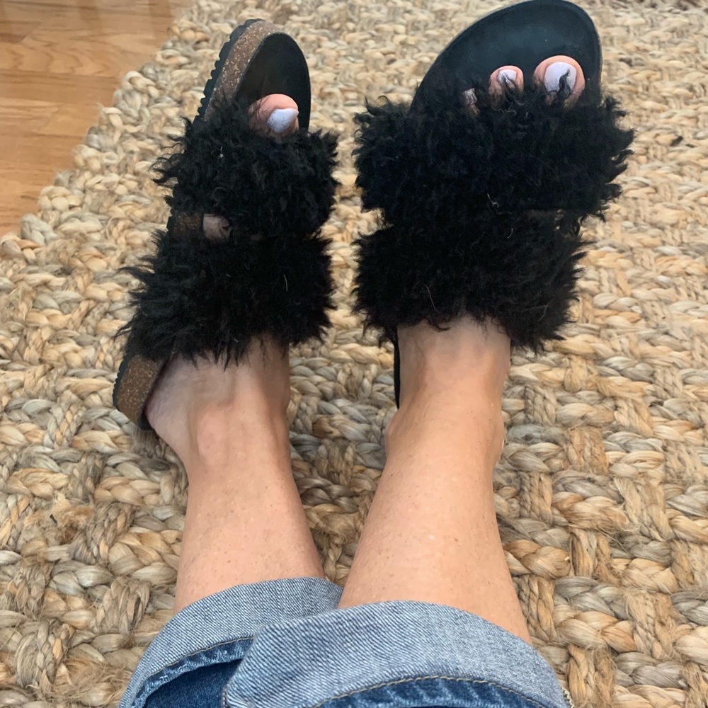Furry Sandals